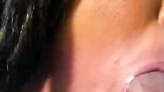 Turned On black give hot slow deeply then swallows