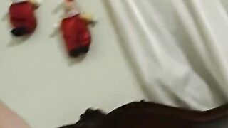 Vulgar bitch filled with a long african schlong and gets cum facial