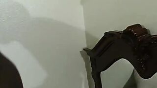 Vulgar bitch filled with a long african schlong and gets cum facial