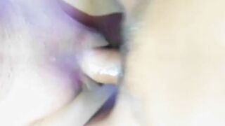 I put a mint inside lovely cunt, she helps her to masturbate