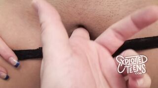 Skinny 18 yr old with BRACES sucks cock