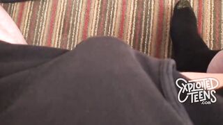 5 foot 1 110lb teens with perky breasts sucks dick