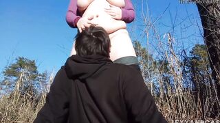 Outside Stand Up Vagina Eating- LexyAndCash