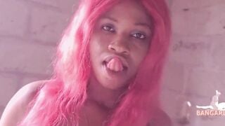 Bangarly Production - Perfect dark hair Coded Runs girls gets hammered deep by 2 muscular men