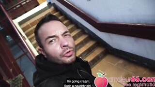 AnastasiaXXX shows her Long Butt and Fat Vagina inside OUTDOORS! Amateur66.com