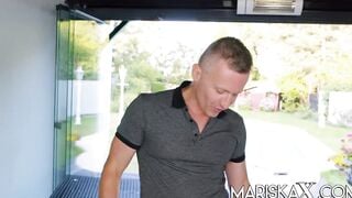 MARISKAX Nelly and Mariska milk a rough penis