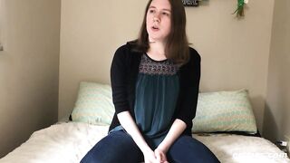 Adorable Shy Amateur cunt with mouth Jizzes with Her Magic Wand