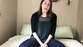 Adorable Shy Amateur cunt with mouth Jizzes with Her Magic Wand