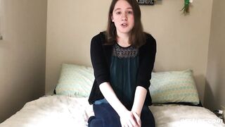 Adorable Shy Amateur cunt with mouth Jizzes with Her Magic Wand
