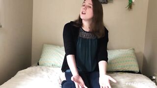 Adorable Shy Amateur cunt with mouth Jizzes with Her Magic Wand