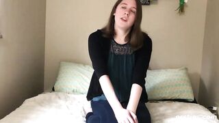 Adorable Shy Amateur cunt with mouth Jizzes with Her Magic Wand