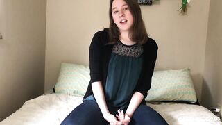 Adorable Shy Amateur cunt with mouth Jizzes with Her Magic Wand