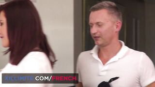French Goddess Anna Polina gets fuck on the couch