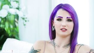 Crazy Hot And Raw - Tatted Val Steele Screwed Inside A Three-Way