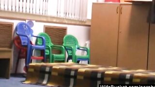 Private MILF porn of this professor, getting banged! huge and rough inside after hours