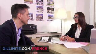 Anna Polina fucks at the office