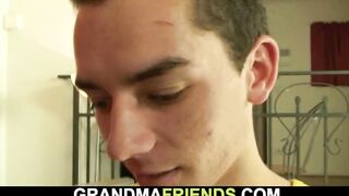 long titted older fatty double penetration point of view
