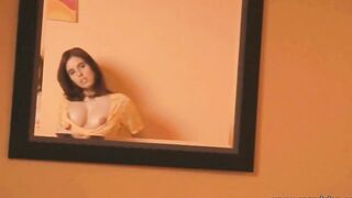 Undressing and rubbing my amazing and soak vagina