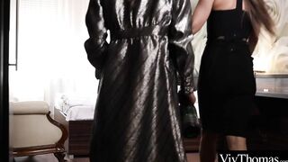 Bae brunete drives her hidden mistress to extreme satisfaction