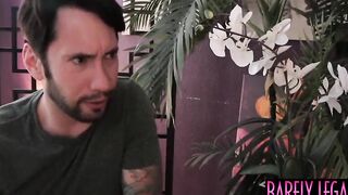 Young Alexis Adams has beautiful melons bounce during pounding