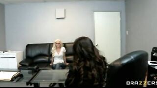 beauty Blonde 18 Yo is Tricked by Dyke on Fake Casting Couch
