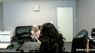 beauty Blonde 18 Yo is Tricked by Dyke on Fake Casting Couch