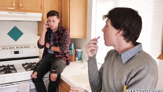 Jay Romero and Rion King wants some pizza and Ember Snow delivered it fresh and Hot with an extra 3 way service.