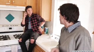 Jay Romero and Rion King wants some pizza and Ember Snow delivered it fresh and Hot with an extra 3 way service.