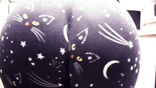 Humongous Booty Milf Cat Leggings Butt Wedgie Compilation