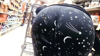 Humongous Booty Milf Cat Leggings Butt Wedgie Compilation