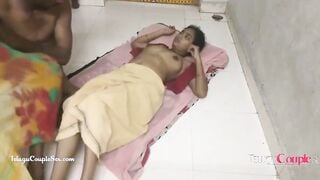 Hottie punjab Desi Village Bhabhi With Hubby Old Lovers Romance On Floor Hard Giving