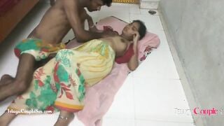 Hottie punjab Desi Village Bhabhi With Hubby Old Lovers Romance On Floor Hard Giving
