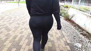 Cougar Vpl Thick Booty Outside