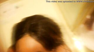 Double Head inside the outdoor bathroom While people Bang on the door lol