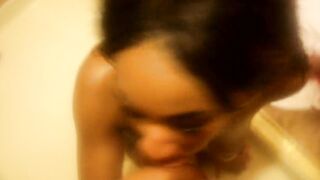 Double Head inside the outdoor bathroom While people Bang on the door lol