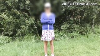 shy teens does first  porn casting