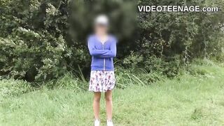 shy teens does first  porn casting