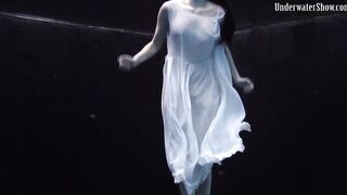 Underwater world of nude babes