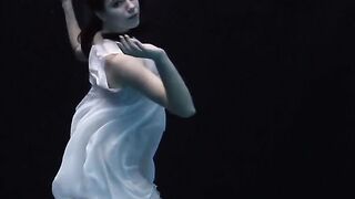 Underwater world of nude babes