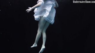 Underwater world of nude babes