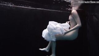 Underwater world of nude babes