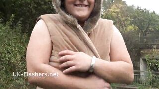 Filthy amateur flashers outdoor masturbation and solo exhibitionist mom pleasurin