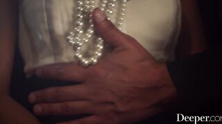 Deeper. Cecilia blows stranger's penis while bf watches