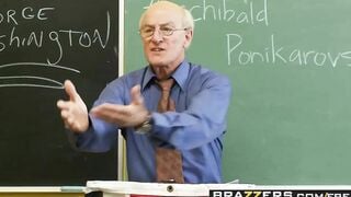 Brazzers - Long Breasts at School - Jordan Pryce and Ramon - Fucking To America