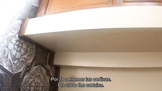 Cougar have sex with young stepson