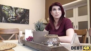 DEBT4k. Hardcore sex helps lonely MILF pay for all necessary things