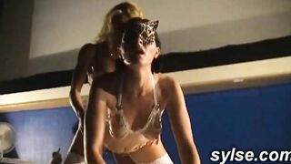 two orgies and bukkake between MILFS