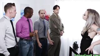 Young Boss Fucks Her Employees Inside Office