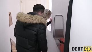 Debt4k. Magnificent Victoria Innocent Has Sex With Debt Agent