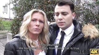 Debt4k. Magnificent Victoria Innocent Has Sex With Debt Agent